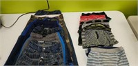 7 pairs boys youth jeans an running pants size 7,