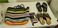 Jessica Simpson purse an wallet, coach sandals