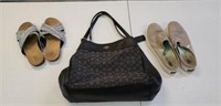Coach purse 2 sandals