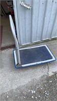 Small four wheel cart- Folds up