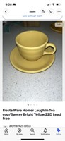 Fiesta tea cup and saucer