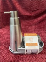 Stainless Steel Soap Dispenser And Scrubber