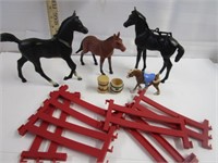 Toy Horses & Fence