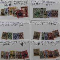 Germany Stamps on dealer cards offices, CV $1000+