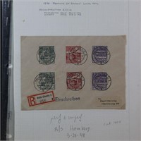 Germany Stamps 6 Post WWII Reconstruction Covers,