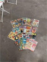 21 assorted comics 10cent and up