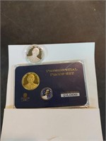 Presidential proof set w/extra coin