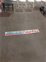53in fisher price sign
