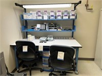 Lab Bench w/ Chairs