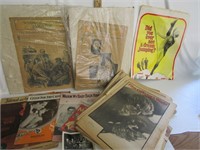 Vintage Papers,Newspapers,Magazines,Poster