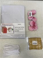 ASSORTED ART & CRAFT SUPPLY LOT 4 PCS