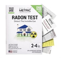 HEALTH METRIC RADON TEST 2-4 DAY TEST