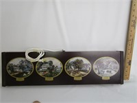 Currier & Ives Vintage Warming Tray