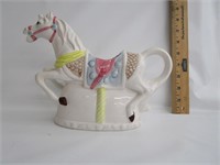 Ceramic Teapot Horse