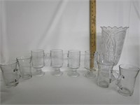 Mid Century Glass,Bormioli Cappachino Glasses