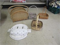 Grapevine Basket,Cherokee Made Basket,Rafia Basket