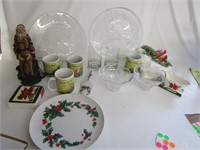 Christmas Platters,Cups,Glasses