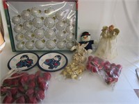 Christmas Glass Ornaments,Angels,Plates