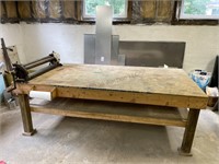 48" X 96" Wood Work Bench