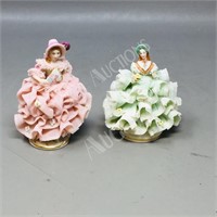 2- Dresden figurines-Sylvia & Diane