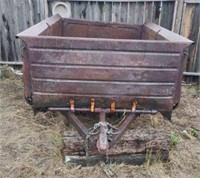 Antique Rusty Ford Trailer/Hitch