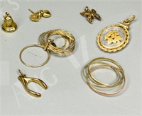 10k gold jewelry - 8 g