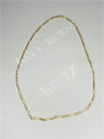9k italy gold figaro chain - 5.8 g