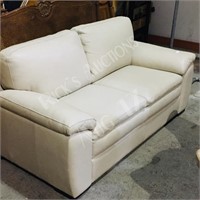 leather loveseat- nice condition
