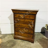 Highboy dresser, 7 drawers - no brand visible