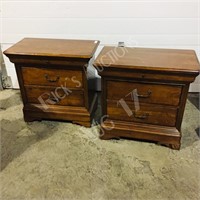 pair- 3 drawer nightstands- 32" x 32" x 18"