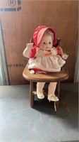 Baby doll/ chair
