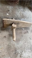 Part of wooden clamp