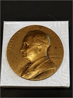 Vintage Bronze Harry Truman Inaugural medal