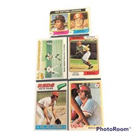 Pete Rose Baseball Card Lot