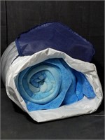 Kohl's foam padding, blue & white