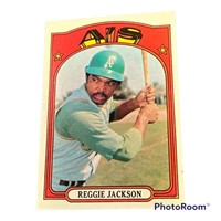 Reggie Jackson 1972 Topps Baseball