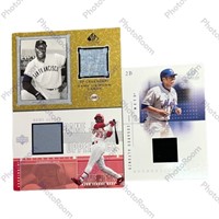 Baseball Game Worn Relic Card Lot