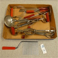 Red Handled Utensils