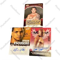MMA UFC Autograph lot