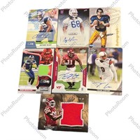 Football Autograph And Relic Lot