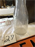 Farmer's Co-op 1 Quart Milk Bottle