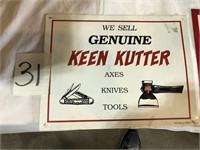 Keen Kutter TinSign