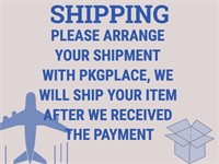 We Can only ship after requested from PkgPlace
