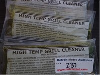 High Temp Grill Cleaner 17ct
