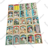 1972 Topps Baseball Lot Of 25