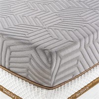 BedStory King Memory Foam 3 Inch Gel Mattress Topp