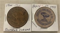 WOODEN NICKELS-ASSORTED