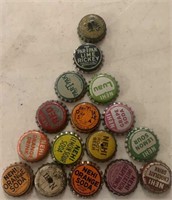 VINTAGE BOTTLE CAPS-ASSORTED