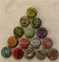 VINTAGE BOTTLE CAPS-ASSORTED