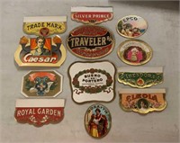 VINTAGE CIGAR BOX LABELS-ASSORTED